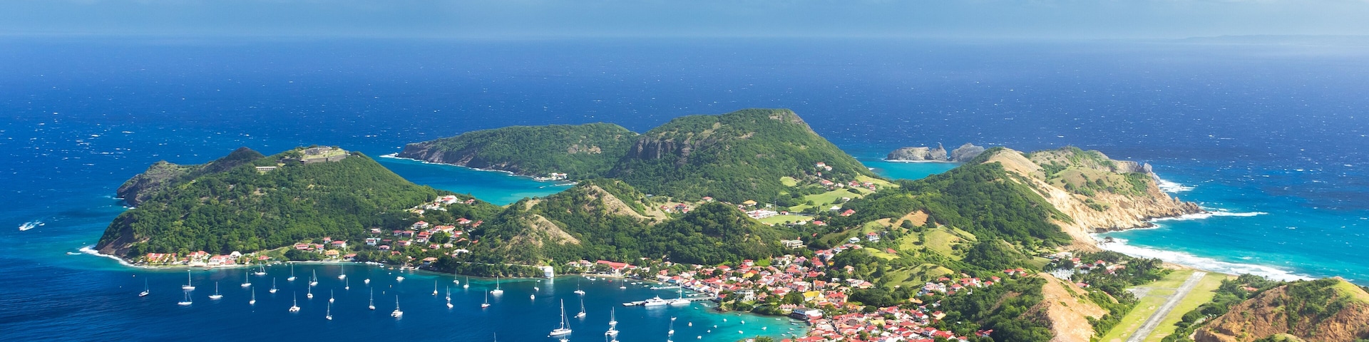 Overlook of Island Town in Guadeloupe, Shutterstock ID 544456366, purchase_order: SP-1269 HA 2018 Batch 1, Order: , client: , other: