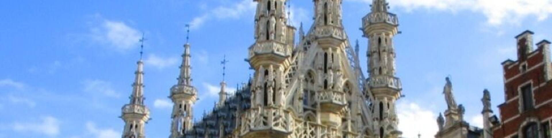 Grand Place, Brussels. #architecture #colorful #blue #StunningStructures #InStone #UrbanJungle #Details
