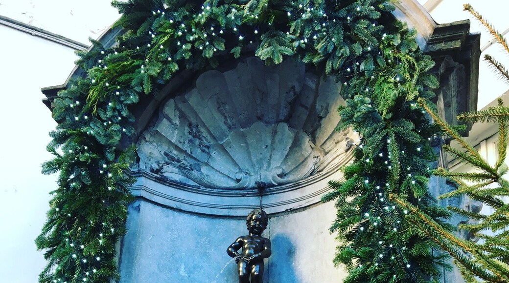 Pissing statue in Brussels