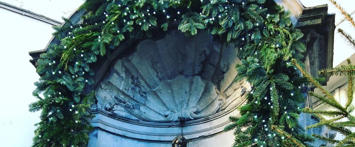 Pissing statue in Brussels
