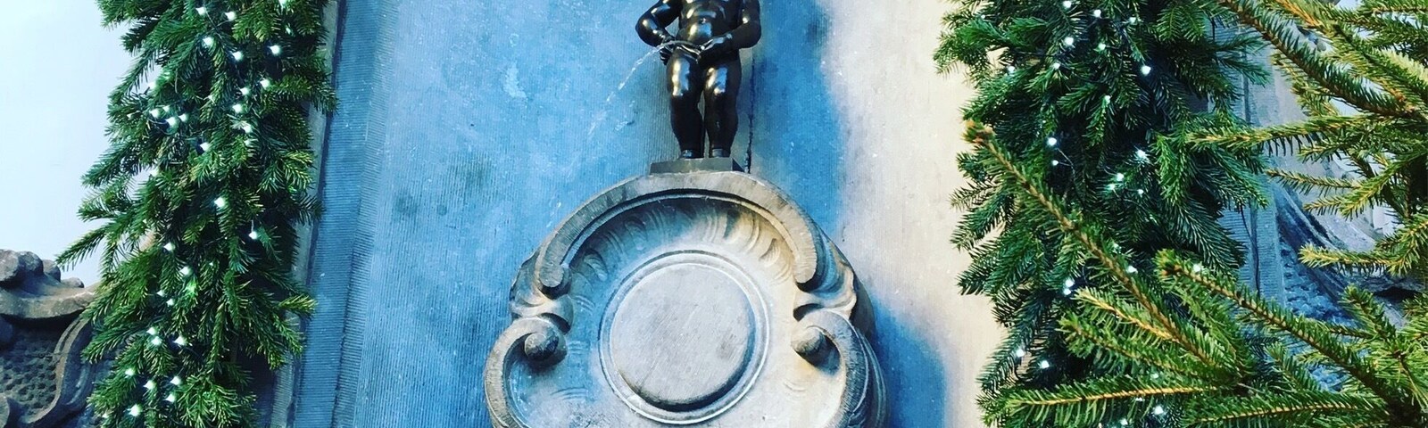 Pissing statue in Brussels