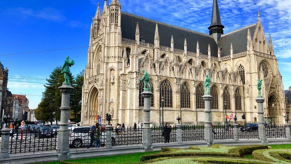 Notre Dame from the park located adjacent.