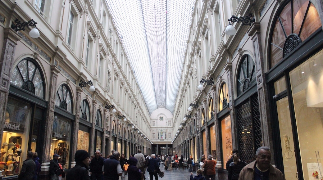 The Saint Hubert gallery is considered the first Mall built in Europe from 1837.
Really majestic with its 200 meters long.