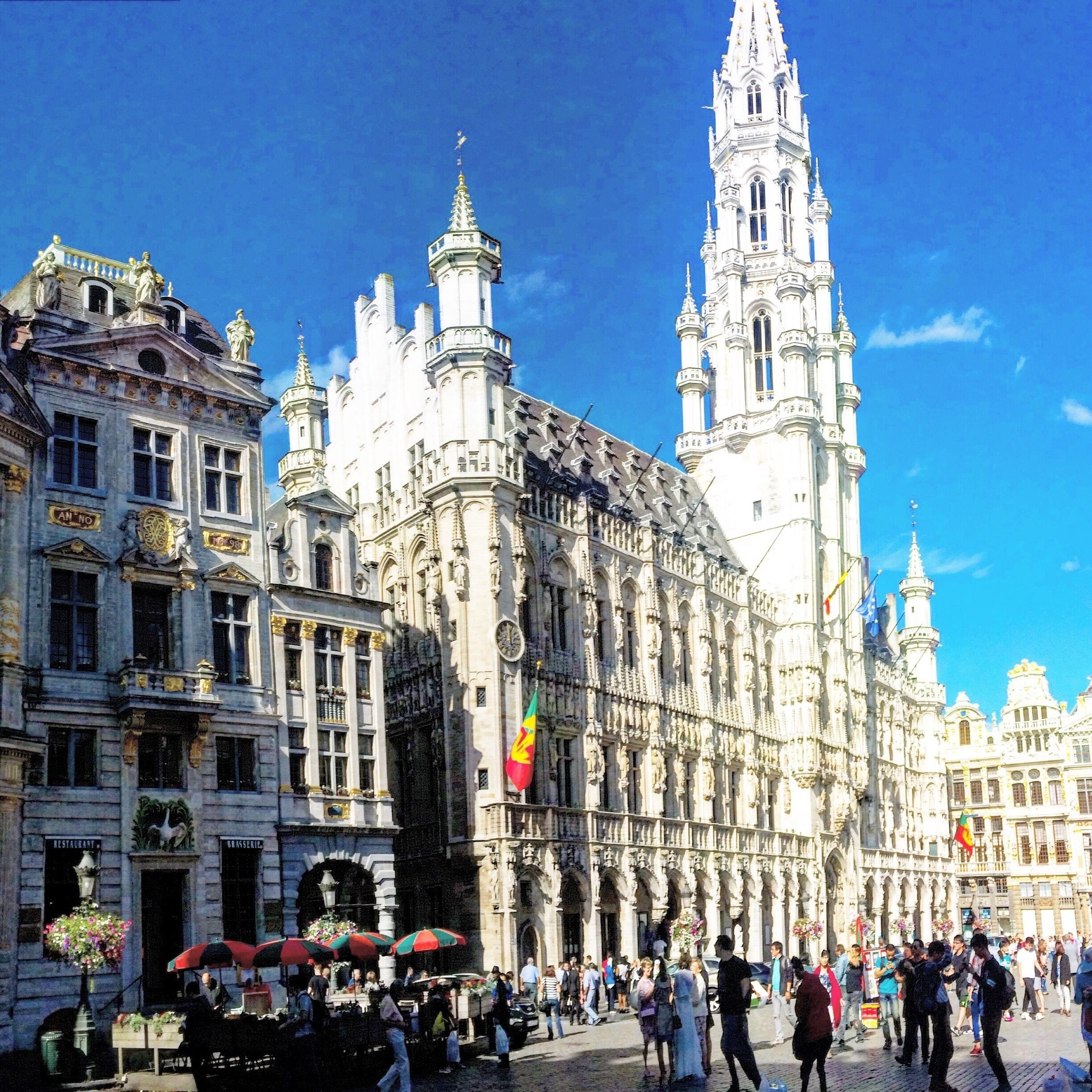 La grande place de brussels in Belgium