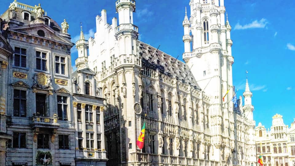 La grande place de brussels in Belgium