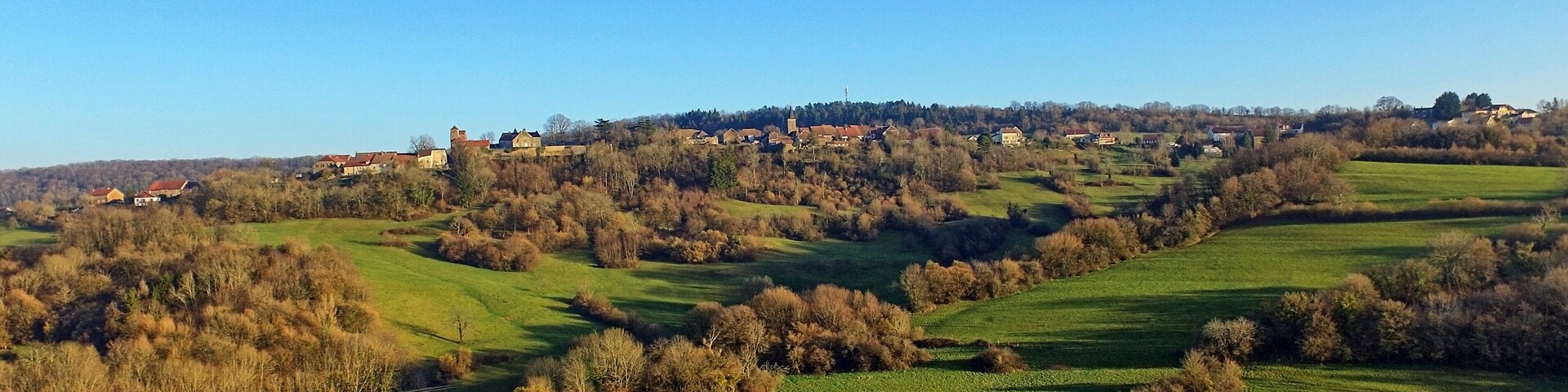 Vue générale du village