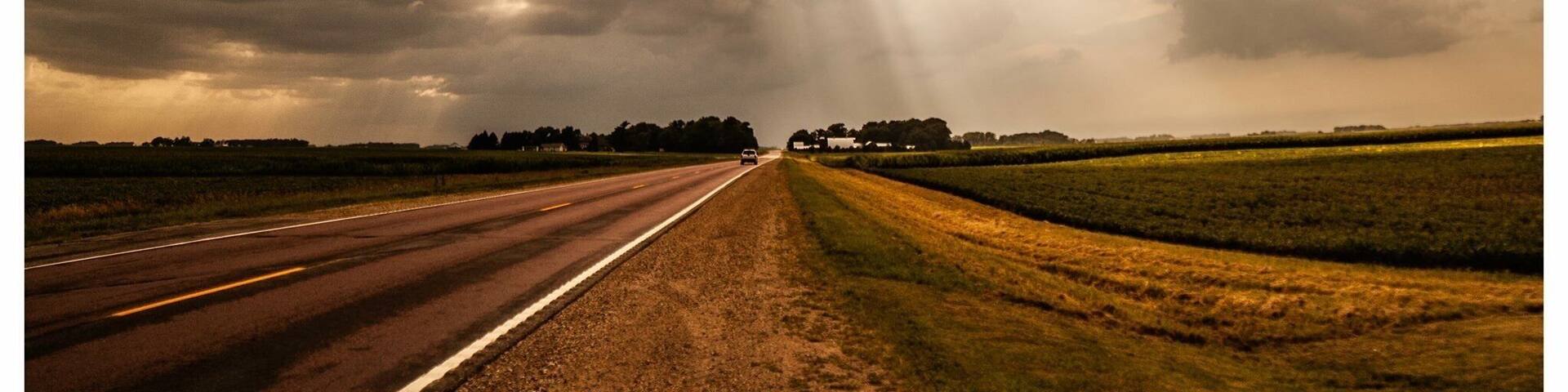 Just outside Sleepy Eye, MN.