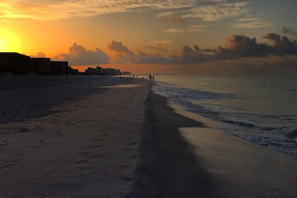 Sunrise over the Gulf of Mexico. Destin is the perfect place for vacation. Nothing really to do here except swim, relax, read and go to the swimsuit store. #beach #weekendgetaway