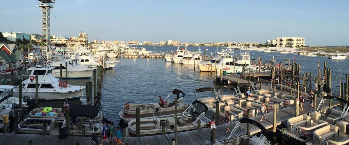 Great view of the harbor.