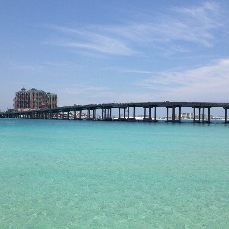 Summer at crab island in Destin