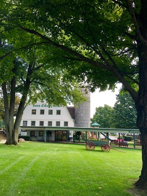 Such a pretty setting. We didn’t eat or stay here but took the time to checkout the stores and bakery.