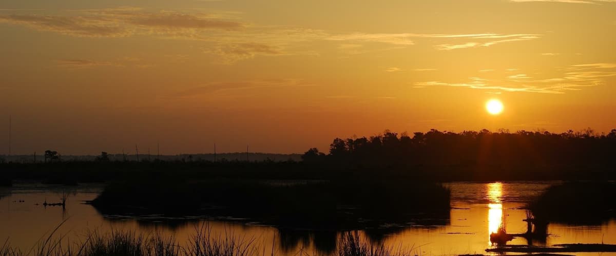 Sunrise over the marsh