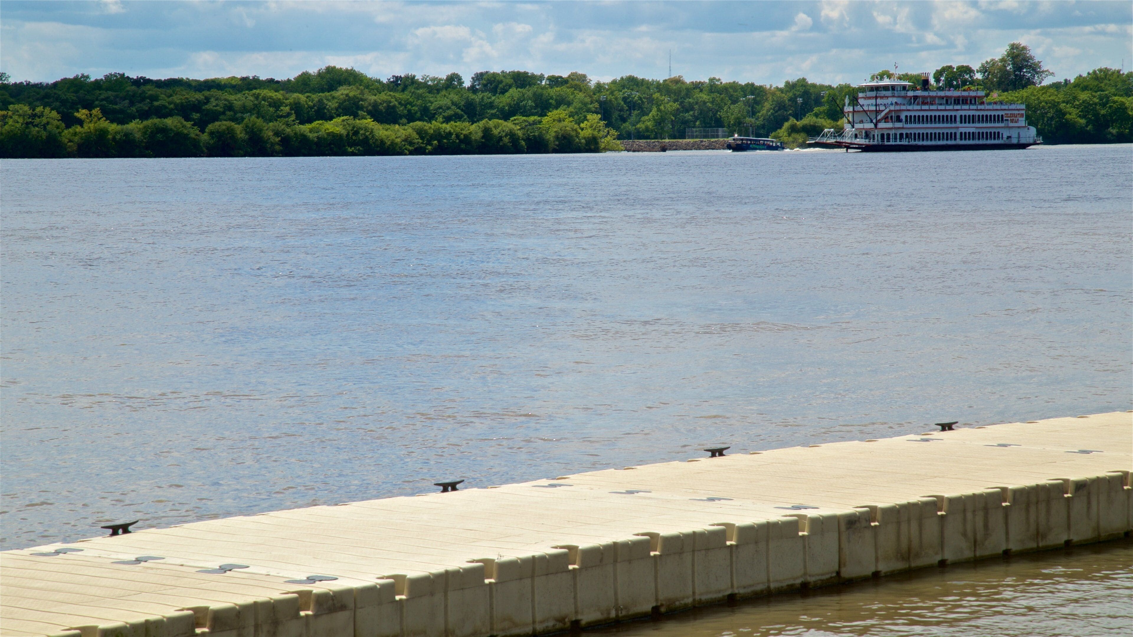 Bettendorf featuring a ferry and a river or creek