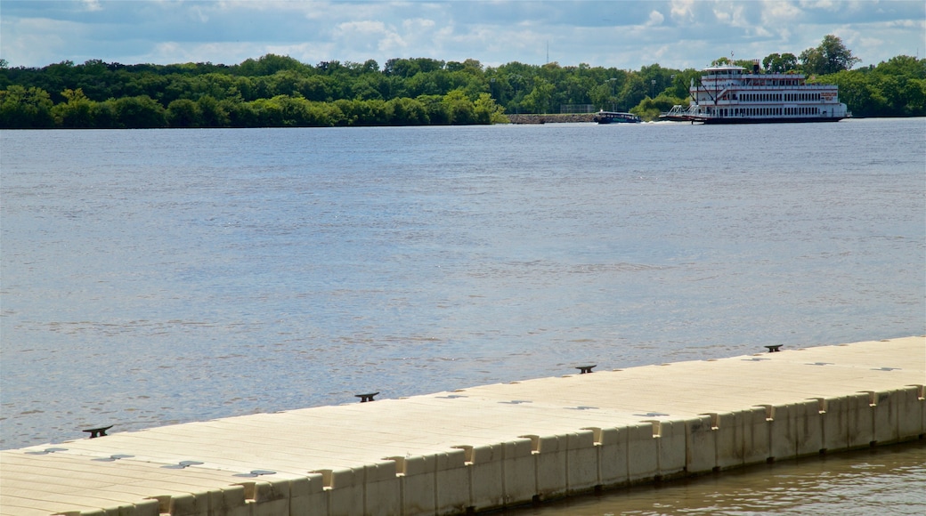 Bettendorf featuring a ferry and a river or creek