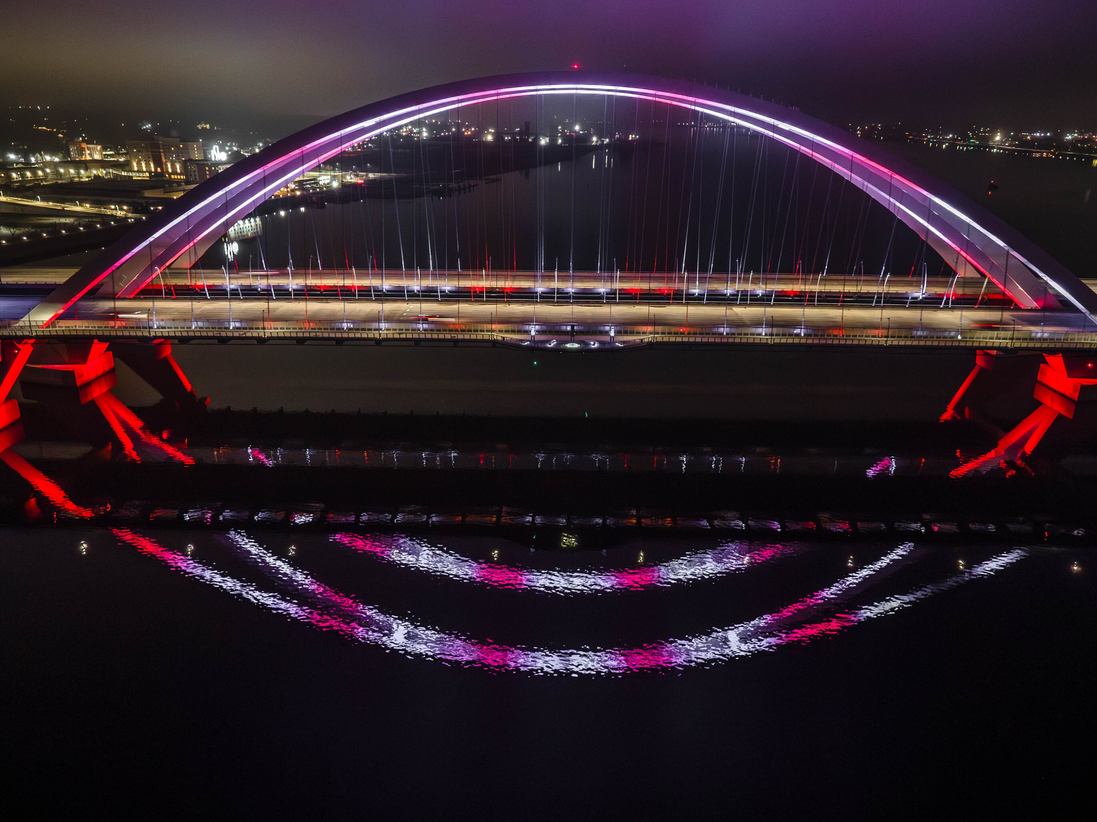 I 74 Bridge between Moline IL., & Bettendorf IA.
