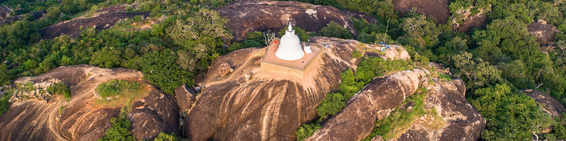 Sithulpawwa Rajamaha Viharaya - an ancient Buddhist monastery located in Hambantota District, South Eastern Sri Lanka.