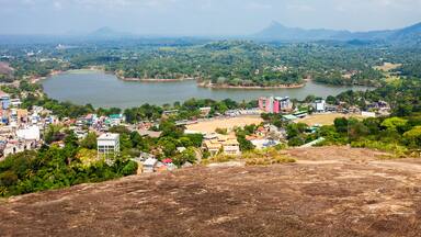 Kurunegala lake and city