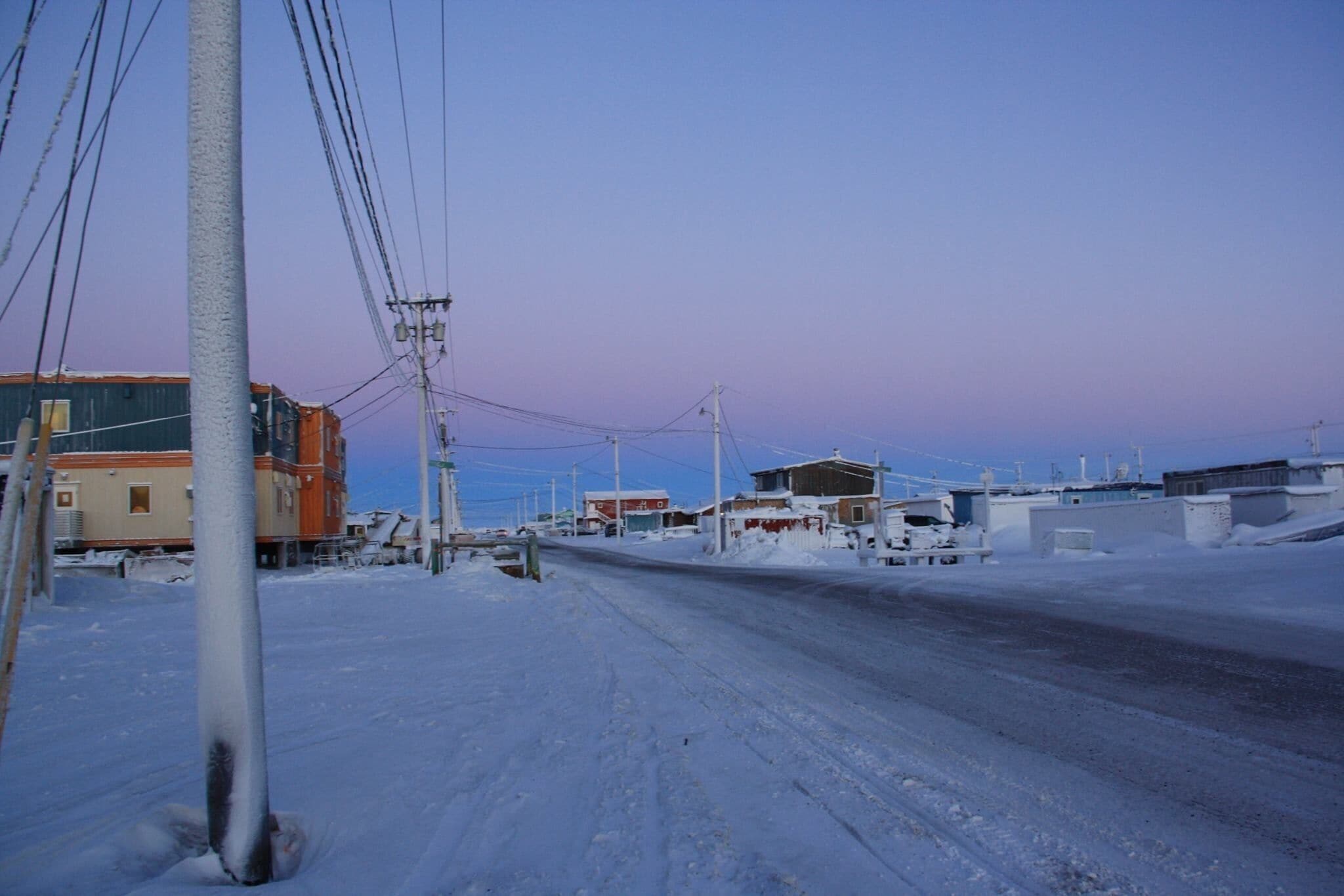 No matter how many years pass and where I find myself living, Barrow will always be the home I miss the most. The pastel skies and the white snow are unforgettable. #lovemytown