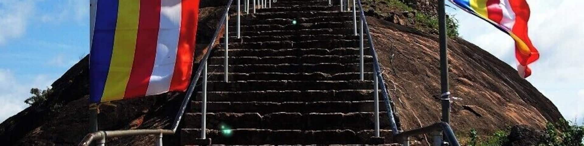 Sithulpawwa rock is situated in the southern part of Sri Lanka. One of the famous Buddhist monasteries. This is fully surrounded by Yala National Park.