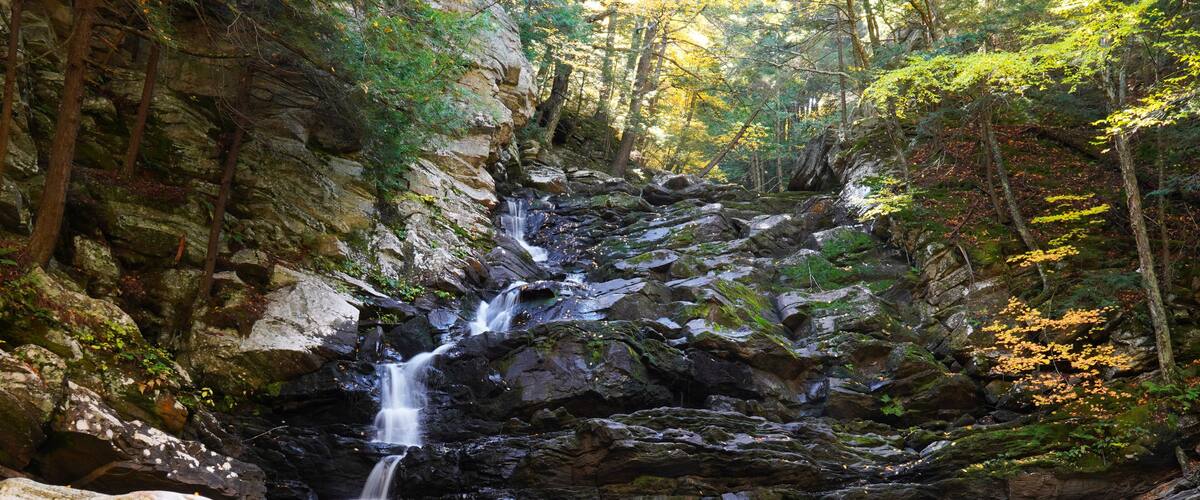 Wahconah Falls in the Berkshires