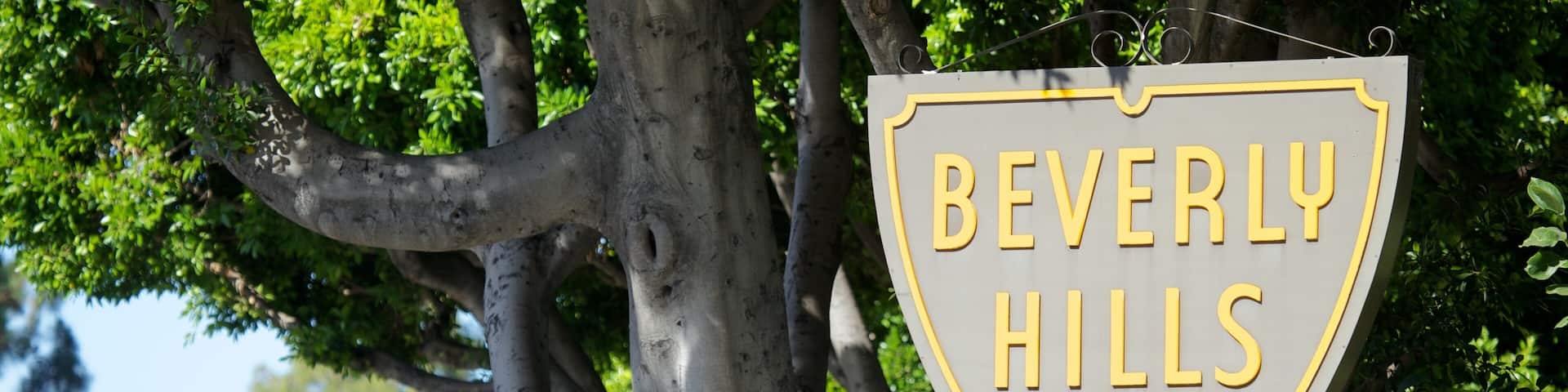 Beverly Hills - West Hollywood mettant en vedette signalisation