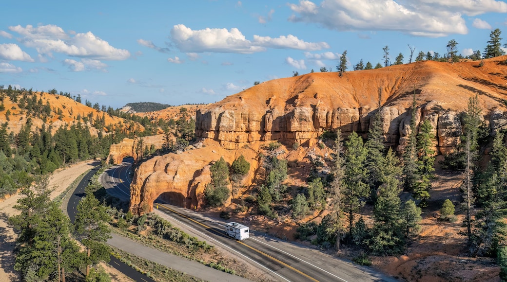 The tunnels near the Red Canyon Visitor Center on Highway 12 in the Dixie National Forest - Utah