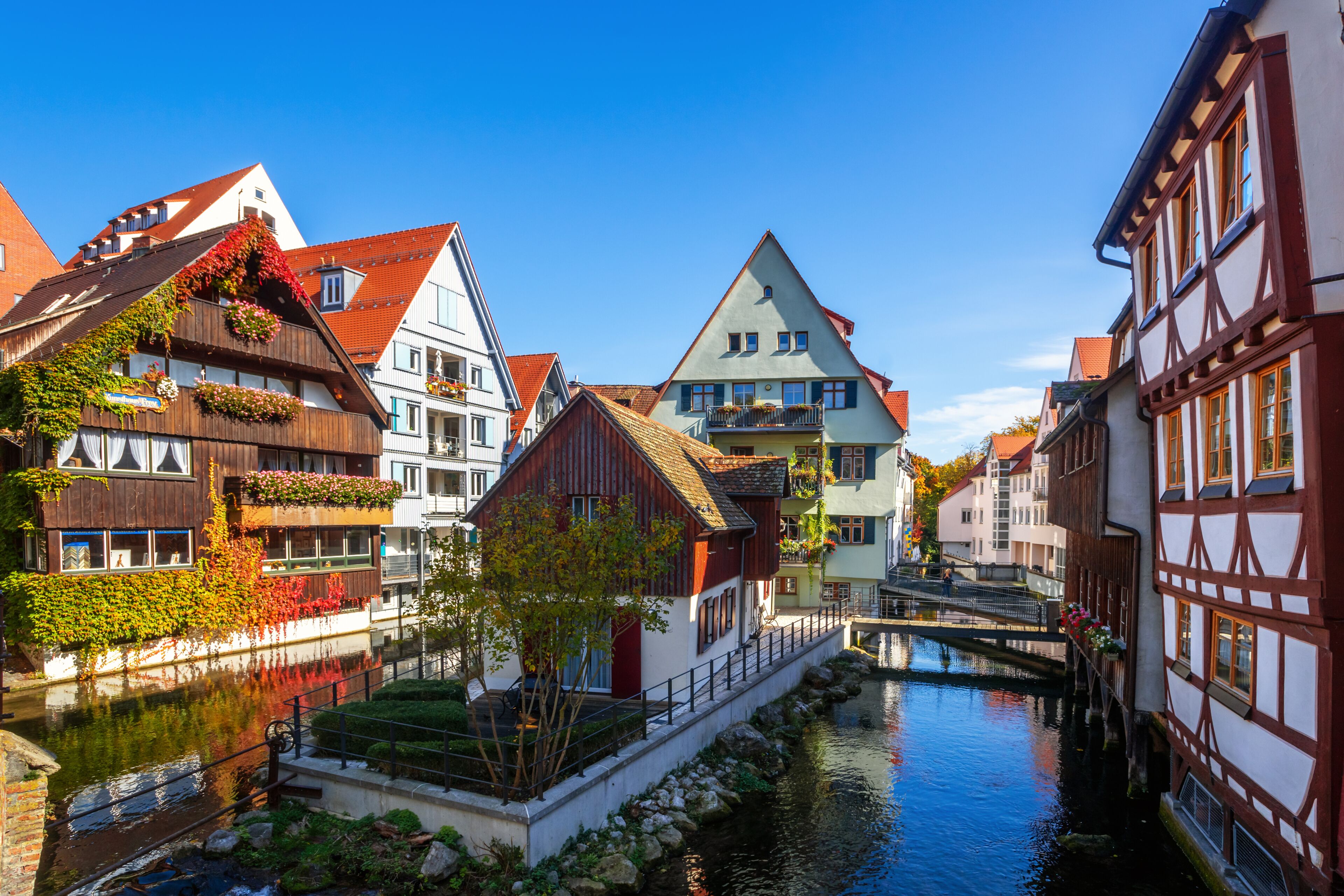 Fischerviertel, Ulm, Baden-Württemberg, Deutschland 