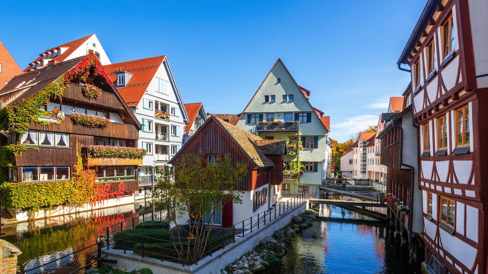 Fischerviertel, Ulm, Baden-Württemberg, Deutschland