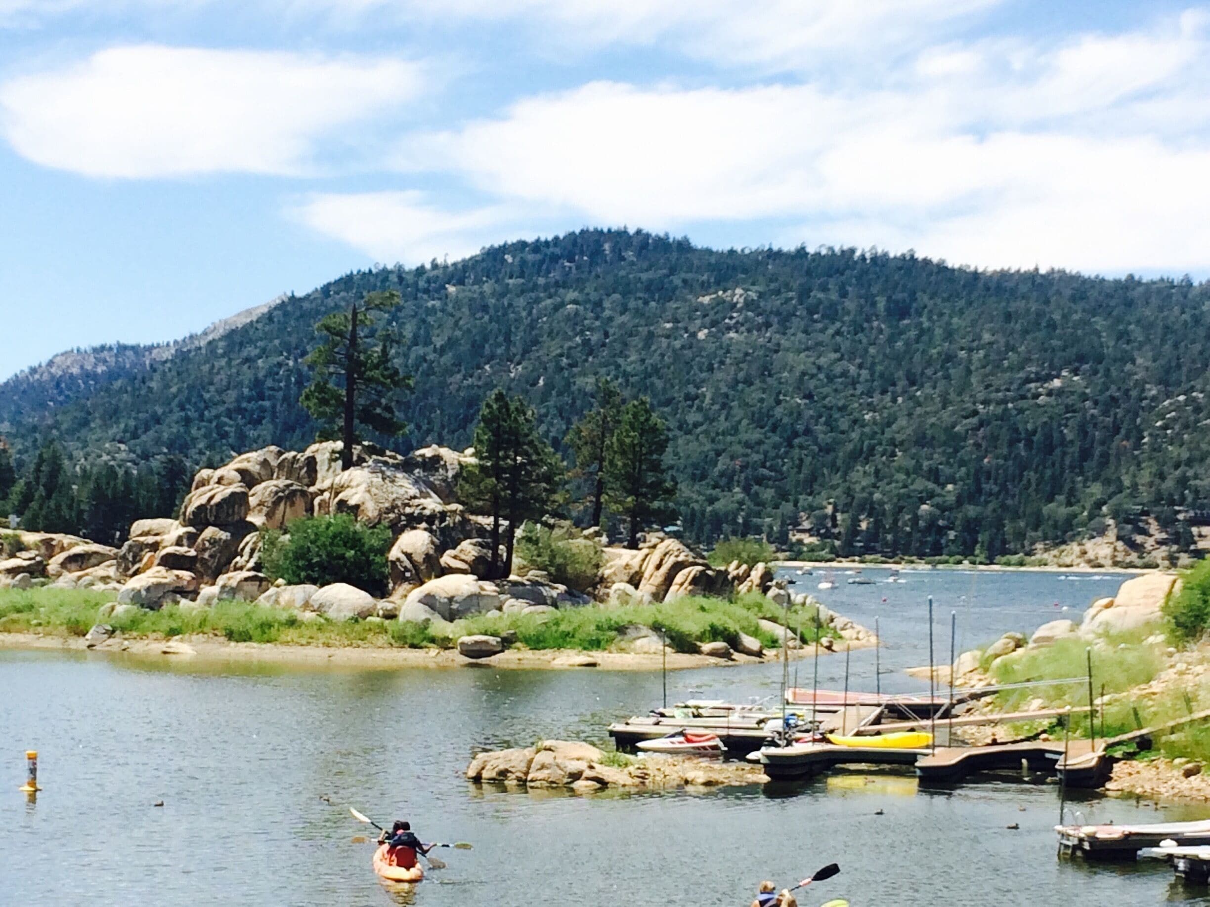 Big bear lake is scenery and all, i like to experience different thing and it was one if them and still. You can rent a kayak over and i got many interesting thing out of it.