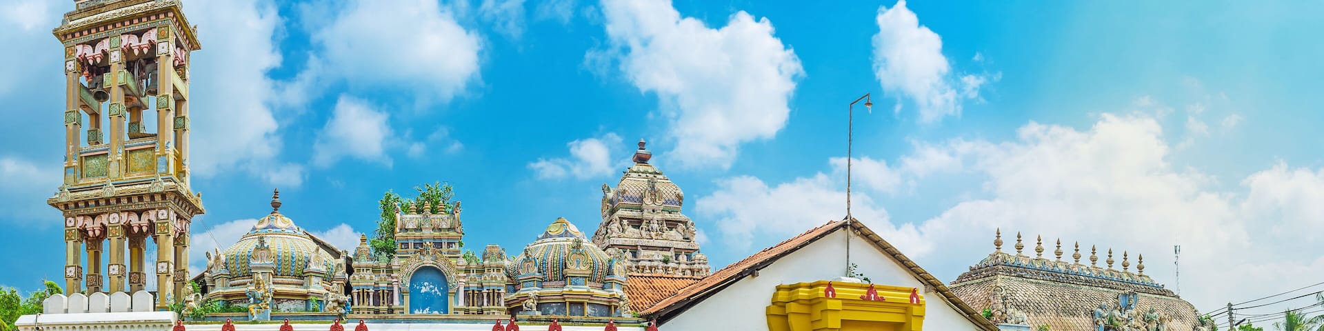 Panorama of Munneshwaram Temple, Chilaw, Sri Lanka