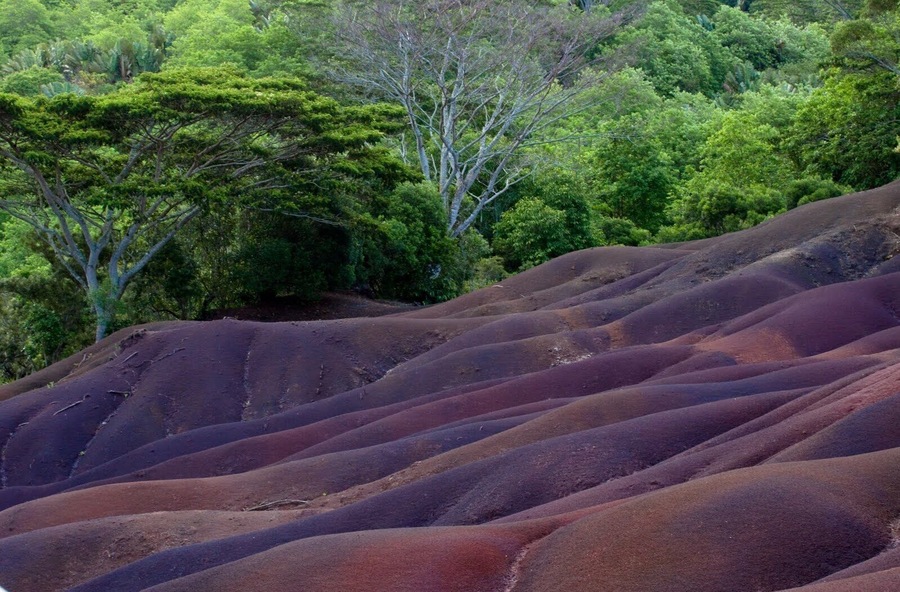 La terre coloré naturel