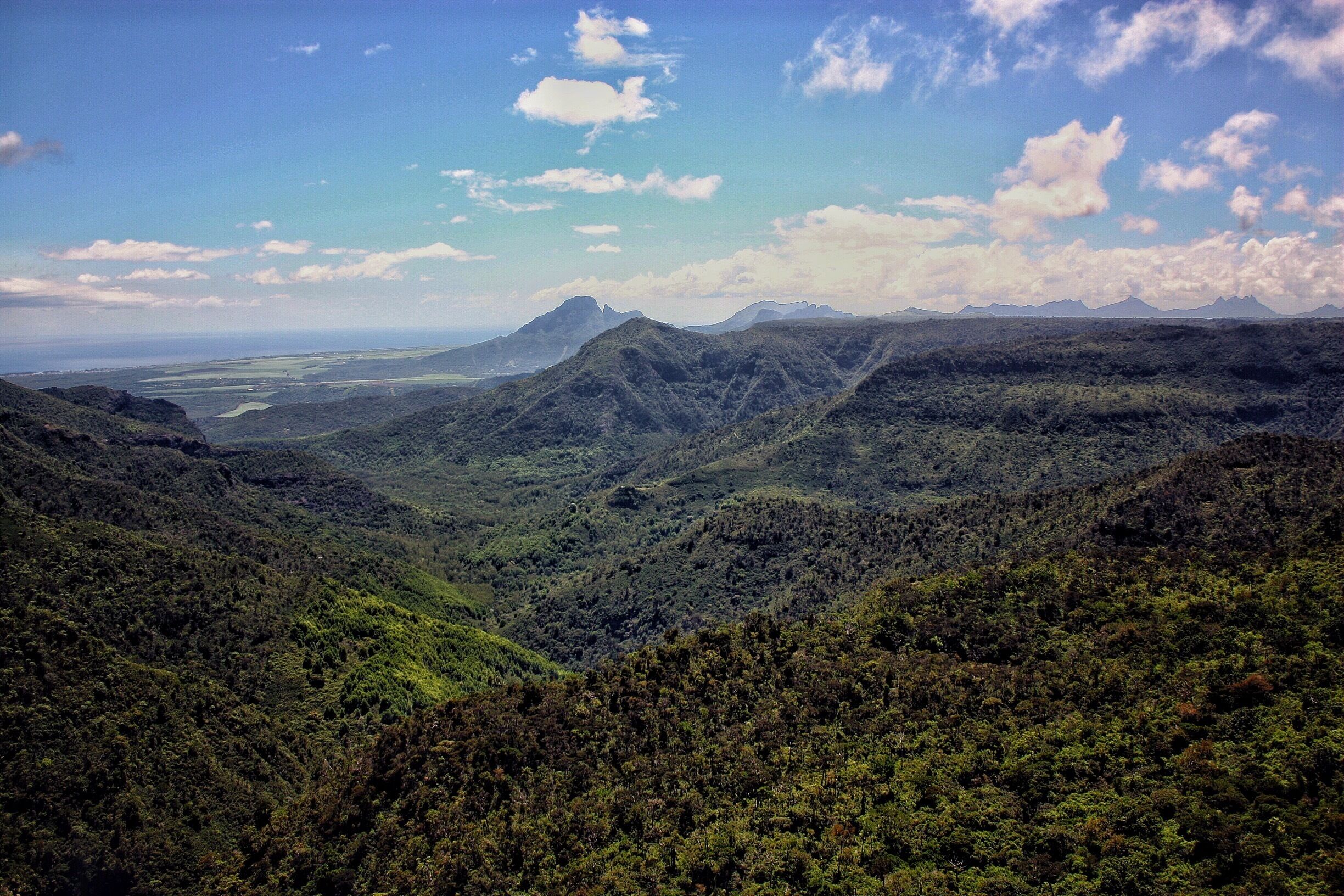 South of the island .