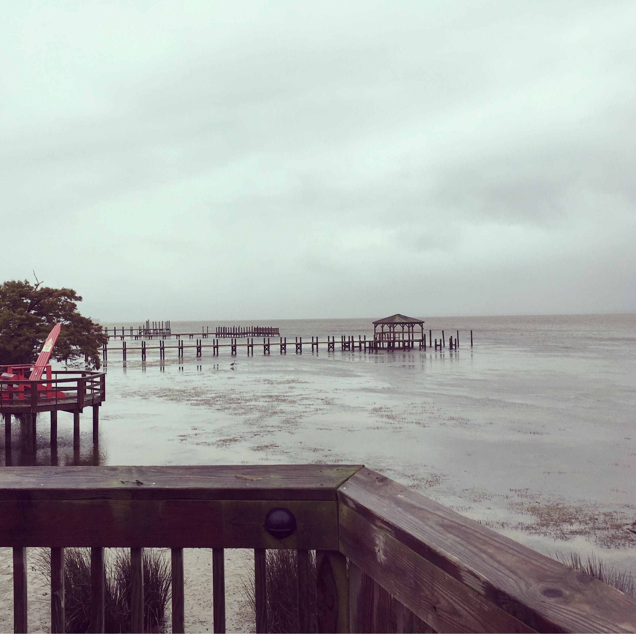 Calm morning on the sound in Duck, NC