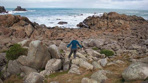 Tiny little bay on the South Island, there are a few summer batches right on the water, the road is so narrow you can't get by if a neighbors window is open :)
Follow the signs on the Southern Scenic Route when you get to the Barn, cross the cattle guard and take a left. This place is adorable.