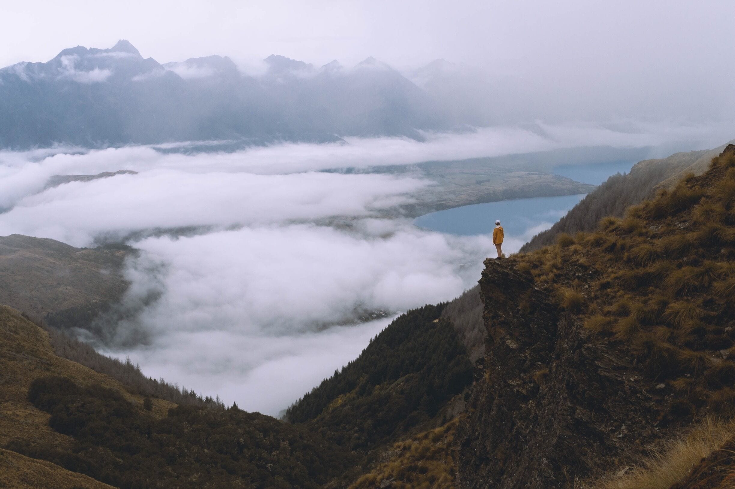 Sometimes you have to just say screw it and walk up a mountain in the pouring rain