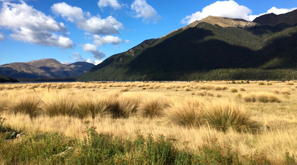 Mavora Lakes in New Zealand has some great views. We kayaked here and it was beautiful #blue