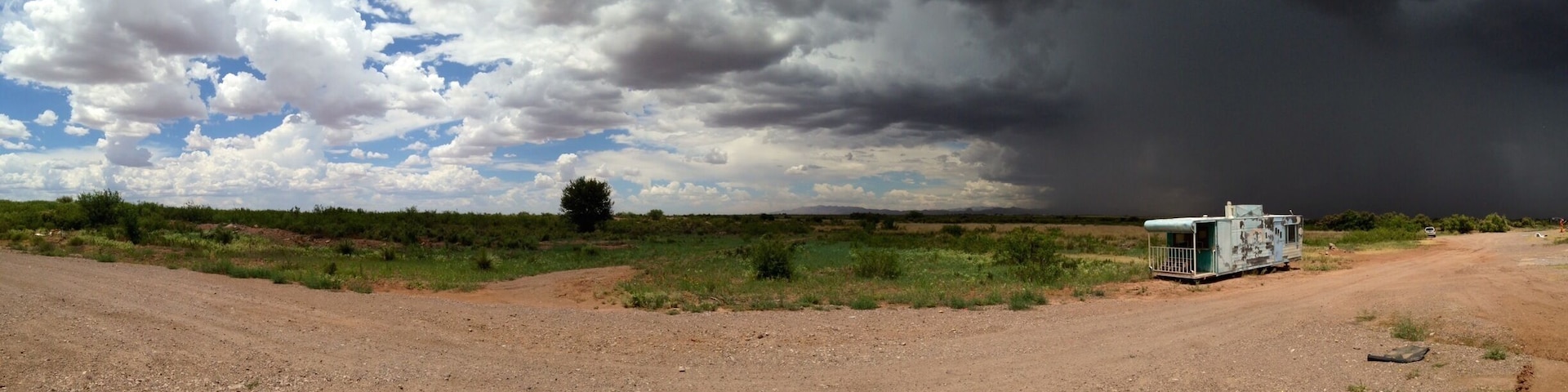 Spectacular views in Southern Arizona. It is "monsoon season" and the sunsets, lightning storms and rainbows are truly breathtaking around this time of year. It is a sight not to be missed.  
#travelingtheUSA