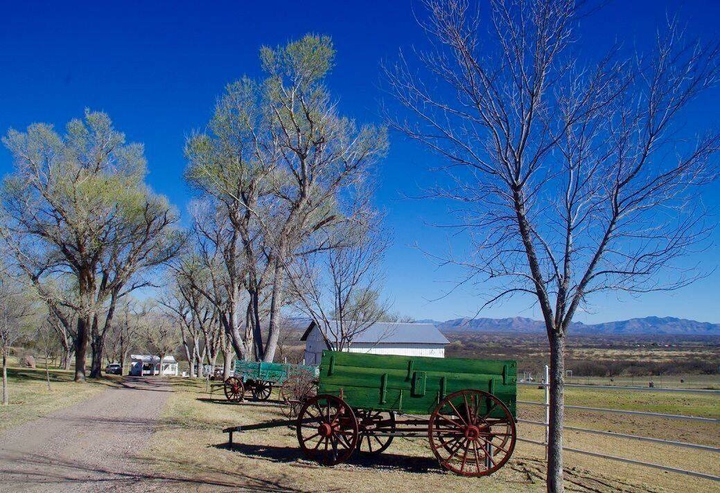  Located about 15 miles east of the city of Douglas, AZ it is a bit off the beaten path but so worth the effort. This was home to John Slaughter 'The Meanest Good Guy who ever lived'. He was a Confederate Soldier, Cochise County Sheriff and Cattle Rancher.  He purchased the property in 1882 and had over 74,000 acres. 