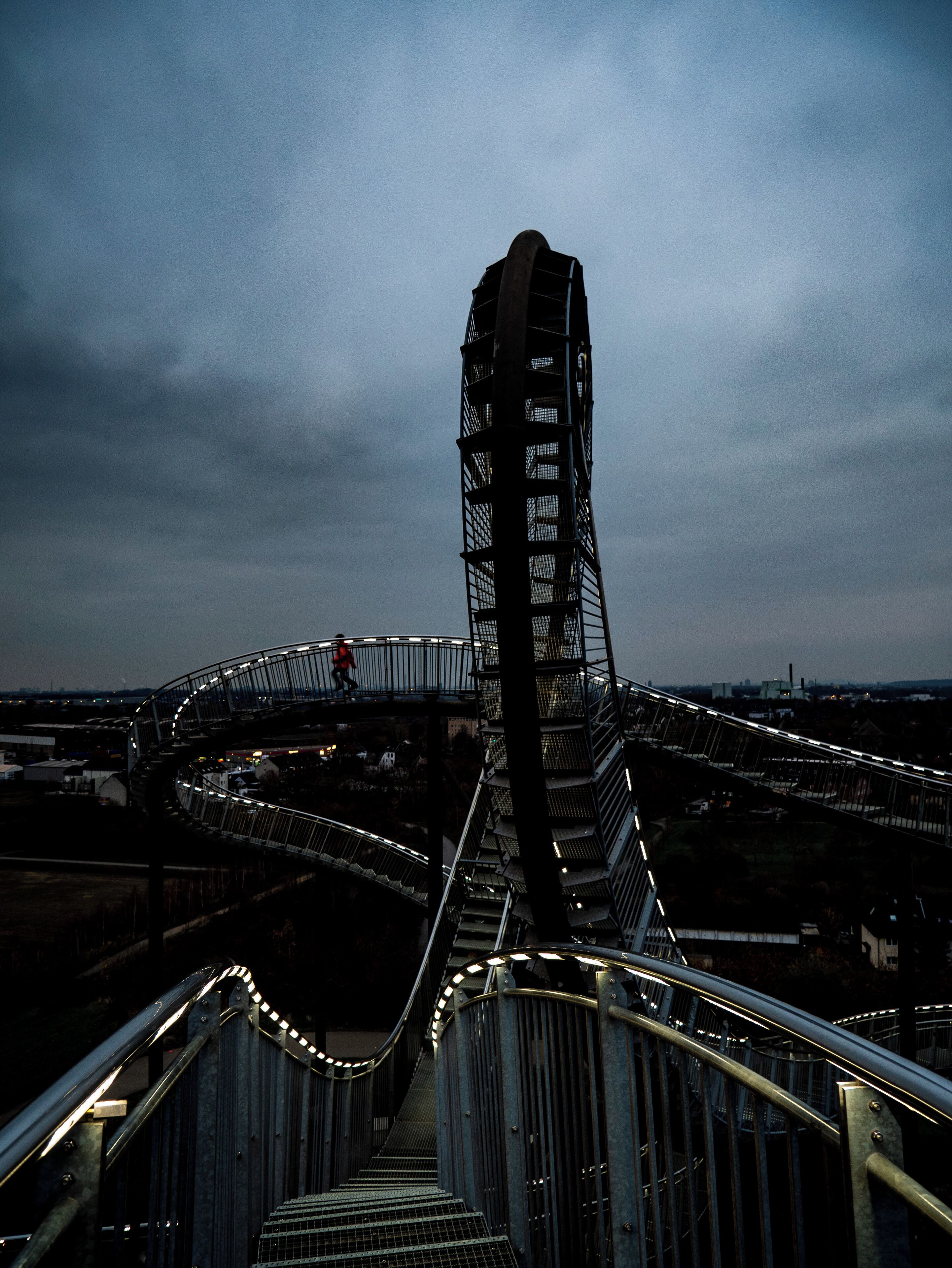 The Tiger & Turtle in Duisburg.

The Rollercoaster like monument can be explored by foot. 