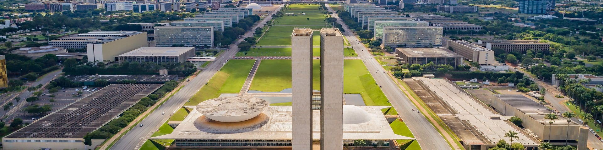 Congresso Nacional National Congress Brasília Praça dos 3 Poderes Eixo Monumental Asa Norte Asa Sul Brasilia Brasil Brazil Plano Piloto