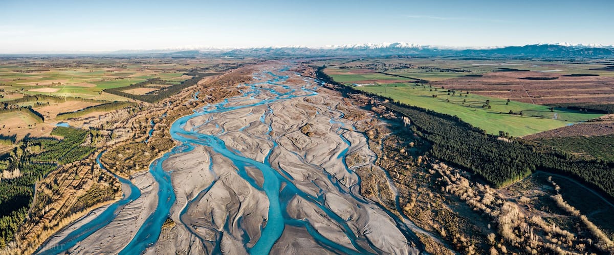 New Zealand Braided River