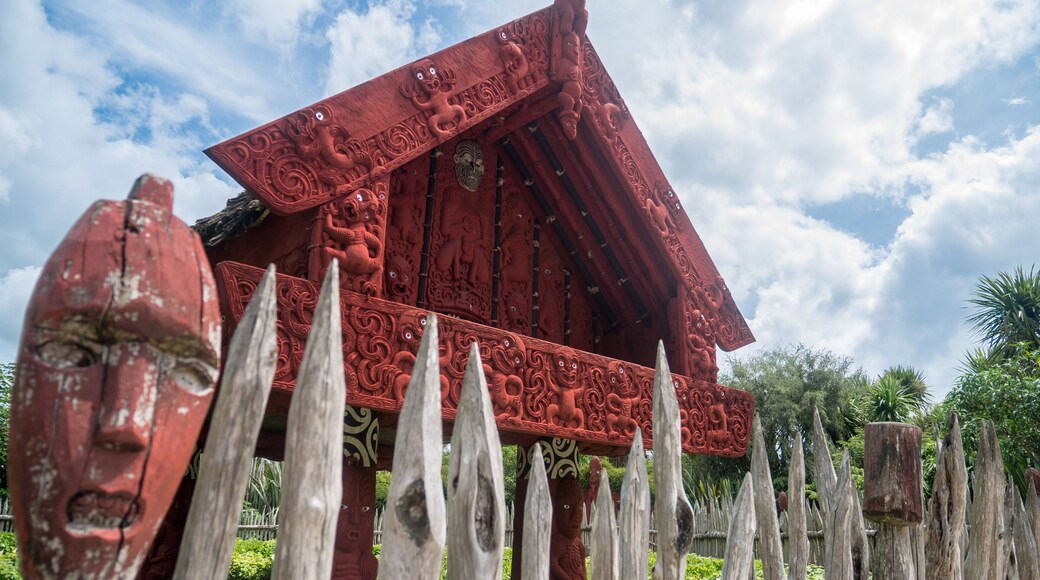 Maori garden, Hamilton gardens, Waikato, North Island, New Zealand