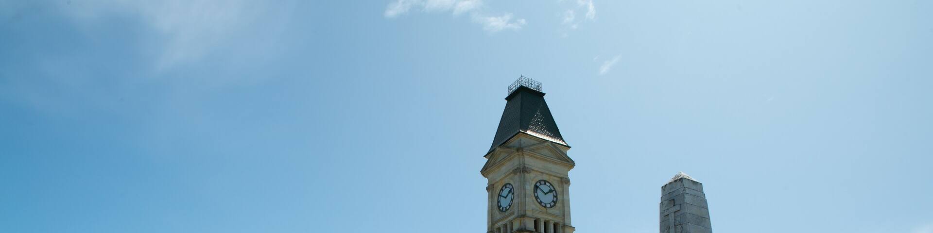 North Otago Museum and monument in Oamaru New Zealand
