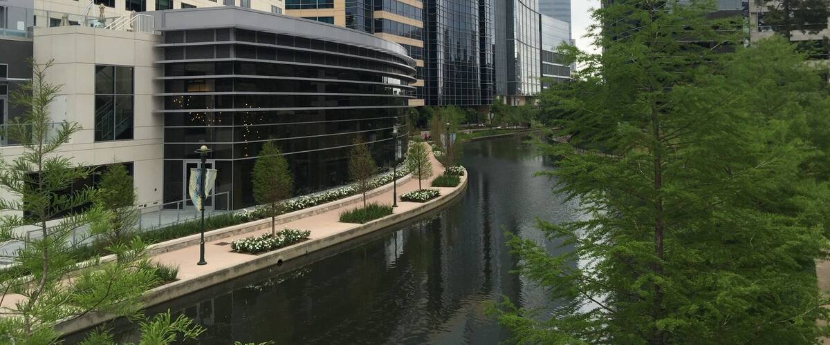 Taken on the bridge that crosses over into new hotel