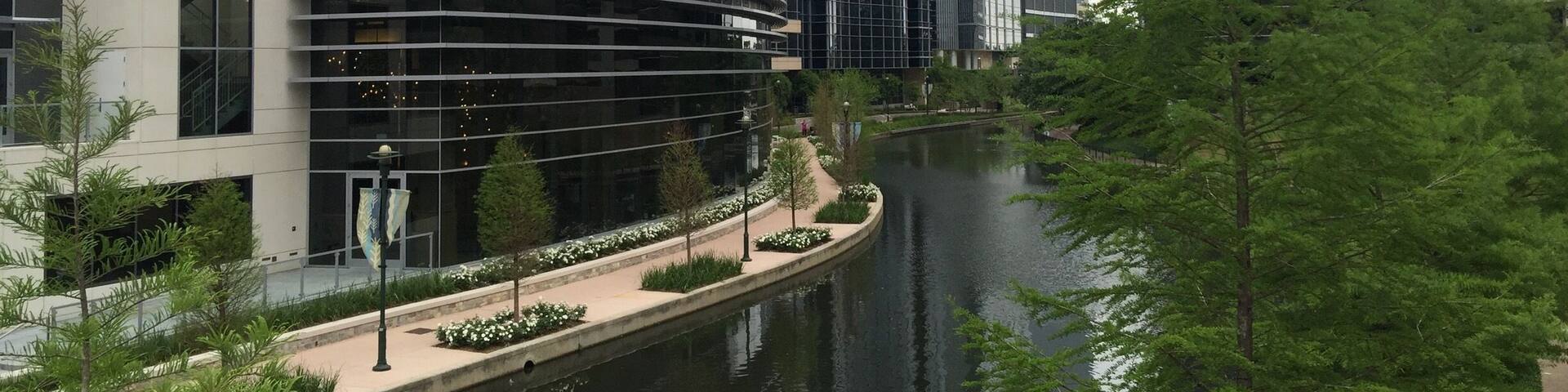 Taken on the bridge that crosses over into new hotel