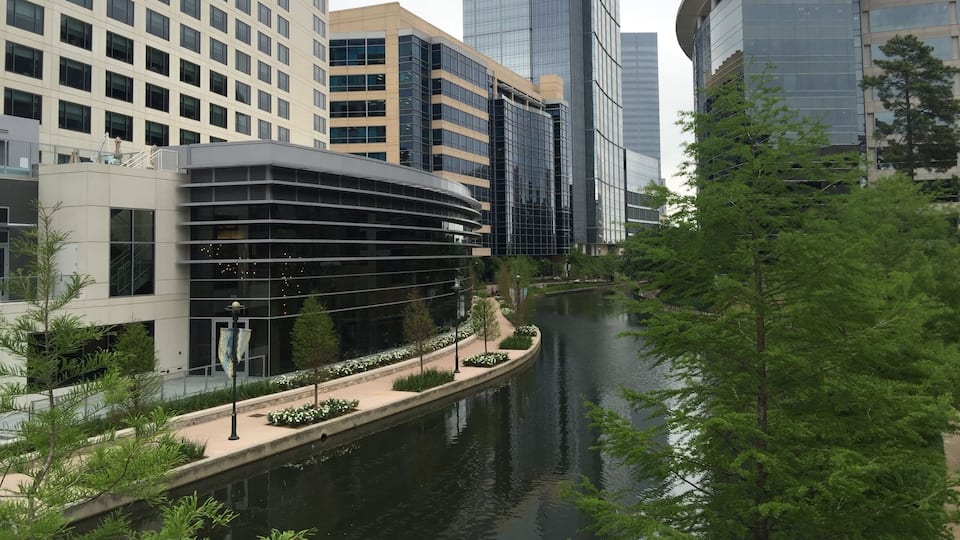 Taken on the bridge that crosses over into new hotel