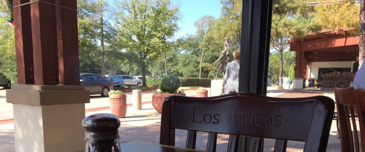 Good Mexican food around lots of trees.