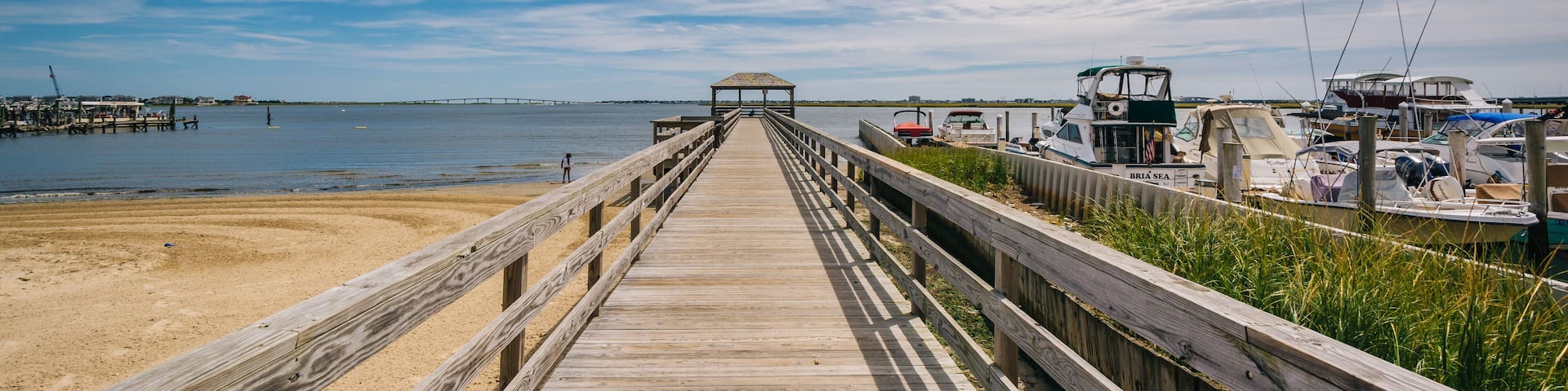 Pier in Somers Point, New Jersey.