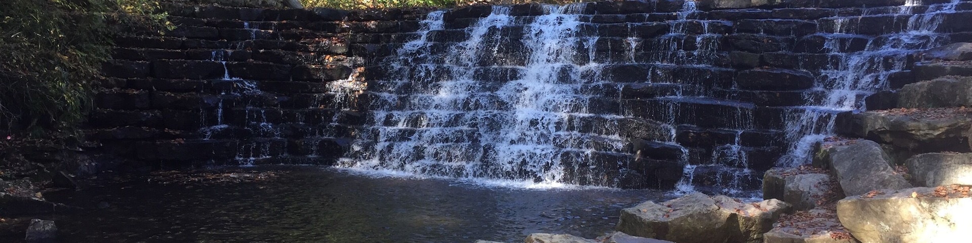 This is Jones Mill Run Dam, located in Laurel Hill State Park in western Pennsylvania. It's a relatively short hike to get to this spot, but it's worth it to explore more of Laurel Hill's trails. There's something different to see in every season, but make sure you stop by the park office to pick up a trail map. #hiking #Pennsylvania