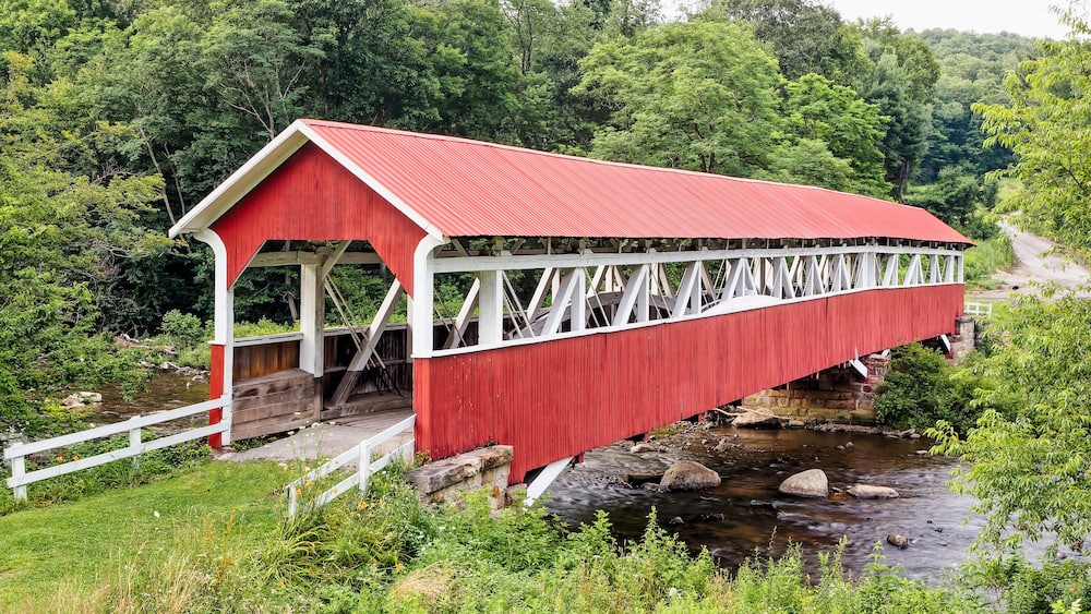 Barronvale Covered Bridge - Somerset County, Pennsylvania